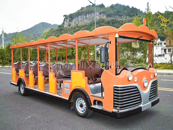 仿古叮叮燃油觀光車,燃油觀光車,景區(qū)觀光車廠家