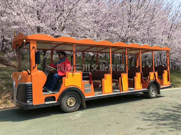 仿古叮叮燃油觀光車,燃油觀光車,景區(qū)觀光車廠家